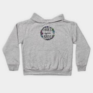 Hoes Before Bros Kids Hoodie